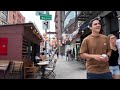 NYC Walking Tour: Hot Summer in Soho, Manhattan, Prince Street Pizza and Shopping (July 2024) 4k