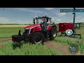 HARVESTING BARLEY and Baling STRAW, FEEDING COWS│LES FERMES BRIARDES│FS 22│31