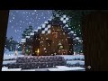 Cozy Winter Cabin - Minecraft Relaxing Gameplay (No Commentary)