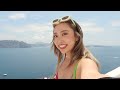 [English sub] Santorini Vlog with Michi, Kemio, and Miles🇬🇷💙