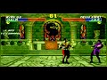 All Ninjas Fatality 😕 For Ultimate Mortal Kombat Trilogy ( Sega Genesis Rom Hack v4401) EP2-4