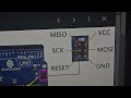 Arduino Uno to USBtinyISP.