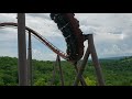 Jackson riding roller coaster at SDC