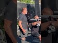 Arnold Schwarzenegger at Golds Gym Venice California with Ronnie Coleman