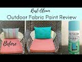 Rustoleum outdoor fabric paint review-Spray painting outdoor cushions