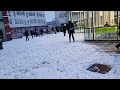 Snow in school