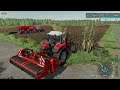 WINCHING a STUCK TRACTOR, SPREADING SLURRY, HARROWING & FEEDING COWS│LES FERMES BRIARDES │FS 22│23