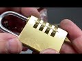 4 Combination Locks Blind Decoded in a Row! Well, Maybe 3?