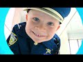Oliver and Mom play Police and Other Rescue Stories