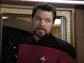 Q offers to help Picard's dull plodding pedantic speech.