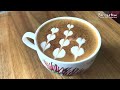 Making latte art at home #3