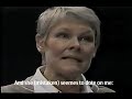 Discovering text in the moment: Twelfth Night/Viola as performed by Judi Dench