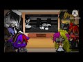 【fnaf au】 fnaf react to wednesdays infidelity oswald