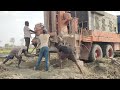 borewell drilling || काला पत्थर मे 10hp का पानी आया गांव डुमारडीह || guru tubewell world