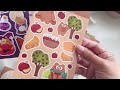 cute stationery haul ASMR 🌱 cute stickers, washi tape and art prints ~