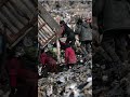 Working this job can bury you alive in an 80-foot-tall mountain of trash. #syria #trash #recycling