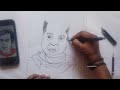 HOW TO MAKING SOUTH ||COMEDIAN BRAHMANANDAM|| SKETCH ART 😉😊👍@Crazyartistshubham1