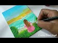 Step by Step: Painting a Girl Enjoying the Beach😱