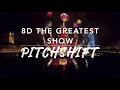 8D The Greatest Show — The Greatest Showman Cast | PitchShift