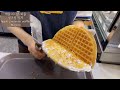 4k•sub)cafevlog//Part-time job Vlog/Waffle manufacturing video/drink manufacturing video