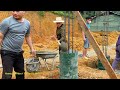 Build A House Worth $100K - Can These Women Do It? Solid Foundation And Pillars / Hoang Thi Niem