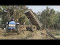 Sonalika 47 Rx Tractor Stuck in mud | Tractor stunt video