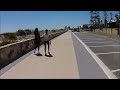 Cycle ride from Henley Beach to Grange Beach, nr Adelaide