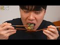 ASMR MUKBANG | fire noodle ramyeon, kimbap, corndog recipe ! eating