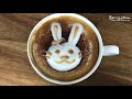 Making latte art at home #2