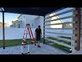 DIY PERGOLA KIT | TOJA GRID | BACKYARD MAKEOVER