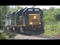 Wabtec Tests 2 CSX SD23T-4/ET23s at the same time!