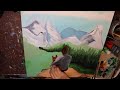 Mans Best Friend Painting/ Acrylic Painting/ Landscape Painting