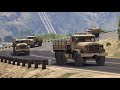 Israeli Secret Gas Supply Convoy Badly Destroyed by Irani Fighter Jets, Drone, Helicopters - GTA 5