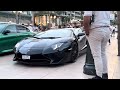 Monaco Lamborghini aventador SVJ black place casino Montecarlo #supercar #luxurycar
