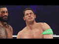 WWE 2K24 Team Roman Reigns, John Cena & Brock Lesnar Vs Team Mr.Mcmahon