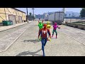 GTA 5 Epic Spider-Man Saves Team Spider-Man from Venom /Funny moments ep.127