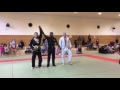 White Belt Triangle in Jiu Jitsu Tournament, Koza Budokan in Okinawa