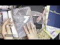 4K, ASMR, 희'님 이벤트 당첨 -수제다이어리 하울 #haul #unboxing #vintagejournal  #scrapbooking  #수제다이어리