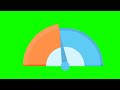 LOADING PIE METER - Green screen - No copyright