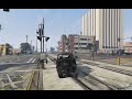 Grand Theft Auto V car crash