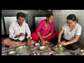 Aaja Girlfriend boyfriend kaile aunty aani dai dhido khadai ❤️😅🤤#mukbang #family #organicfood #dhido