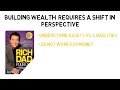 Rich Dad Poor Dad - Lesson #1 Summary (The Rich Don't Work For Money)