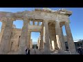 Athens Greece, Walking up to Acropolis Parthenon 4K HDR