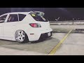Bagged Mazdaspeed3 2 stepping shooting flames