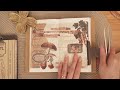 [4K] 빈티지 다이어리 꾸미기 journaling ASMR｜journal with me｜Vintage journal｜scrapbooking｜relaxing sounds
