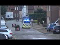 New Mercedes Vito New VW Transporter and skoda octavia Belgium Police cars responding to emergency