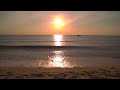 Reduce Stress Right Away with the Sunset Beach Waves White Noise | Calming Ocean Sounds