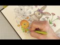 COLOR BEAUTIFUL FLOWERS EVERY TIME USING THIS TECHNIQUE! | Adult Coloring Tutorial