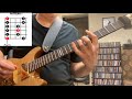 Guitar Practice Routine for the A Minor Pentatonic Scale Patterns #1 and #2