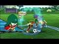 Inazuma Eleven GO Strikers | Shinsei Raimon VS Zanark Domain